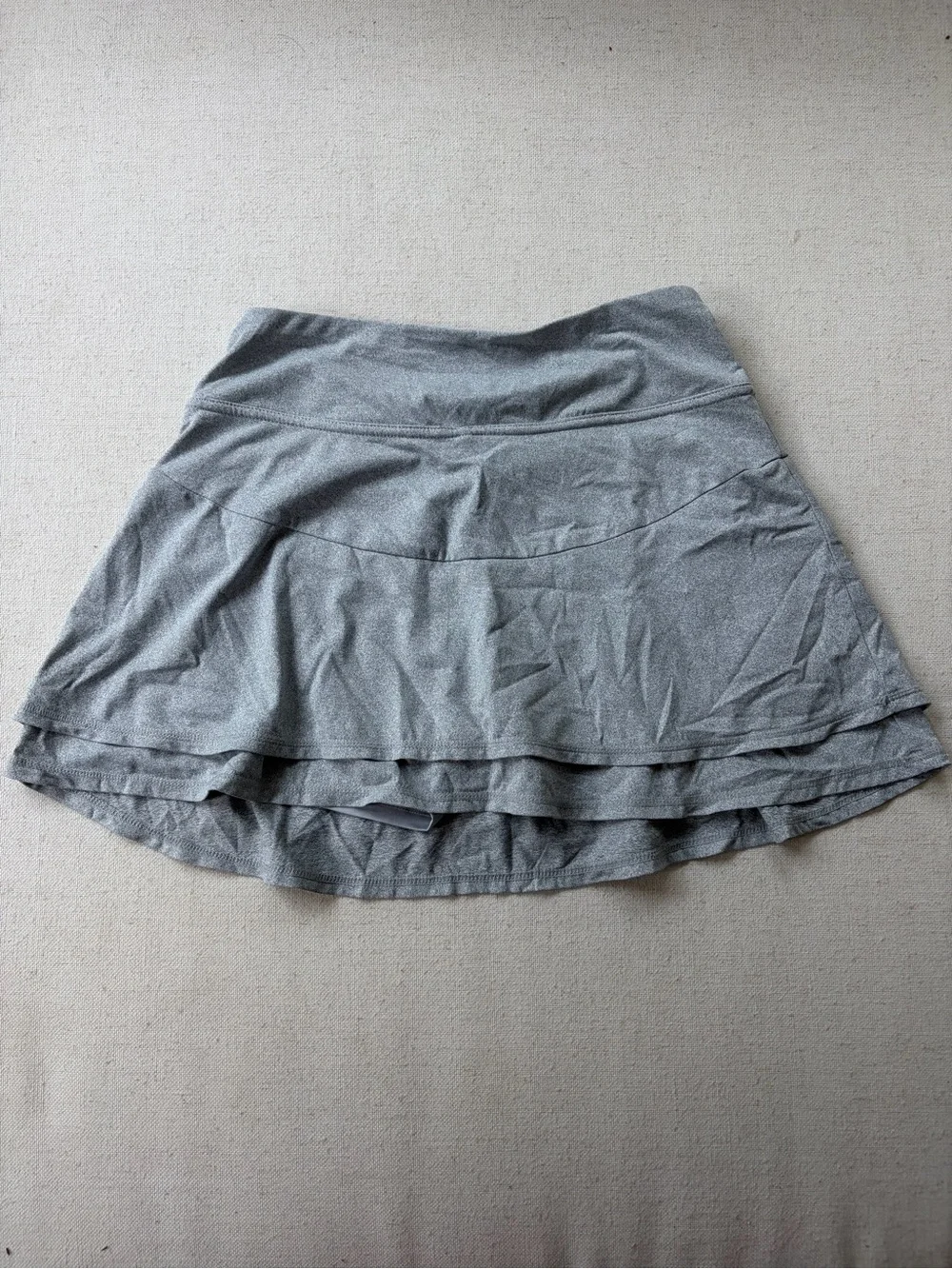 Kyodan Gray Layered Skirted Active Skort